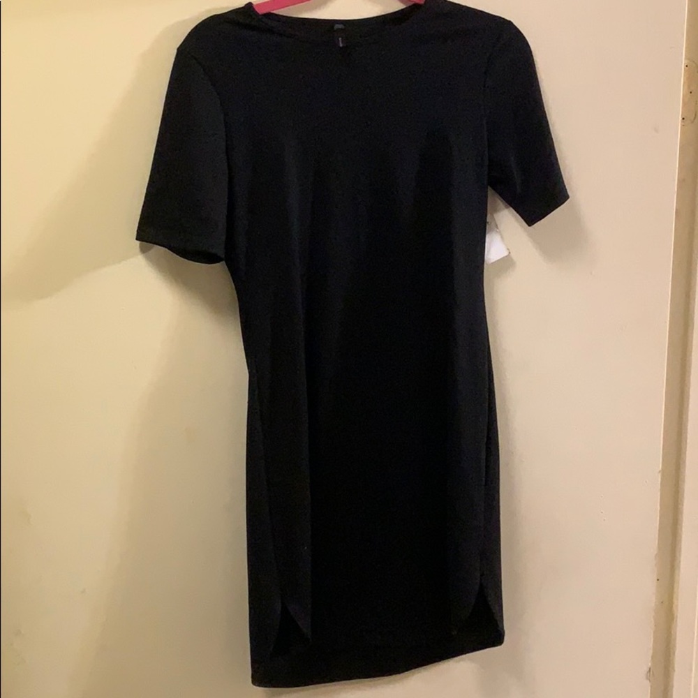 Black Short Fitted Dress